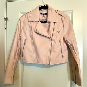 Missguided Petite Boxy Boxer Jacket US 6 - Blush Pink